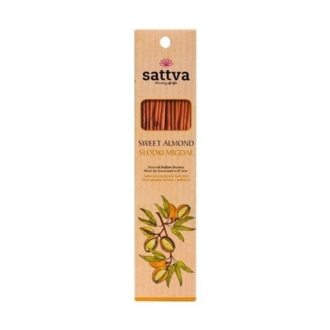 Słodki Migdał Kadzidełka Naturalne Sattva Incense, 30g
