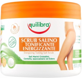 Tonizująco - Energetyzujący Peeling Solny do Ciała Equilibra, 600 ml