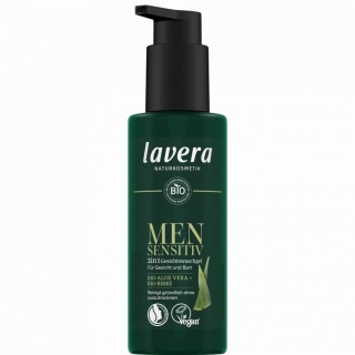 Żel do mycia twarzy 2 w 1 dla mężczyzn, Lavera Men Sensitive, 150ml