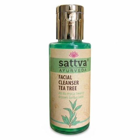 Żel do mycia twarzy drzewo herbaciane, Sattva, 100 ml