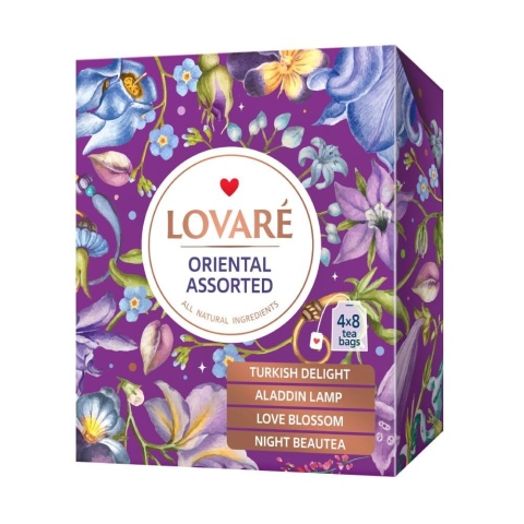 Zestaw Herbat LOVARE „Assorted Oriental" - 32 saszetki (4 smaki)