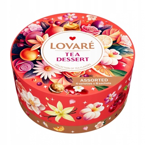 Zestaw Herbat Tea Dessert Lovare , 4x8 torebek