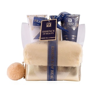 Zestaw prezentowy z kosmetyczką White Tea & Neroli - ESSENCE OF BEAUTY