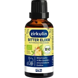 Zirkulin Bio Bitter-Elixir - Gorzkie Krople z 11 Ziół, 50 ml