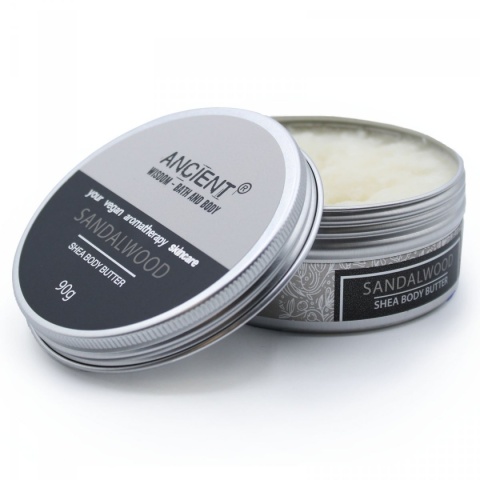 Drzewo Sandałowe Aromaterapeutyczne Masło Shea do Ciała, 90 g
