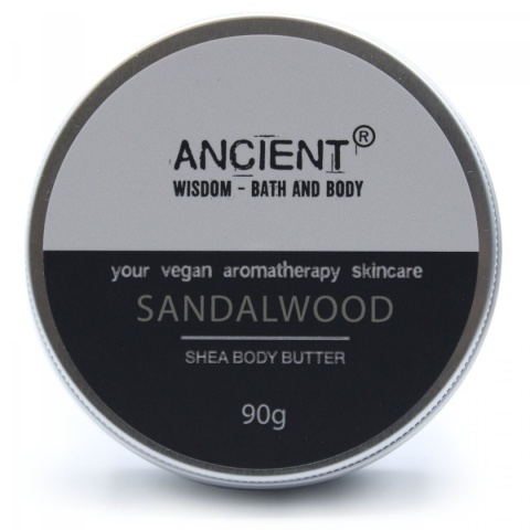 Drzewo Sandałowe Aromaterapeutyczne Masło Shea do Ciała, 90 g