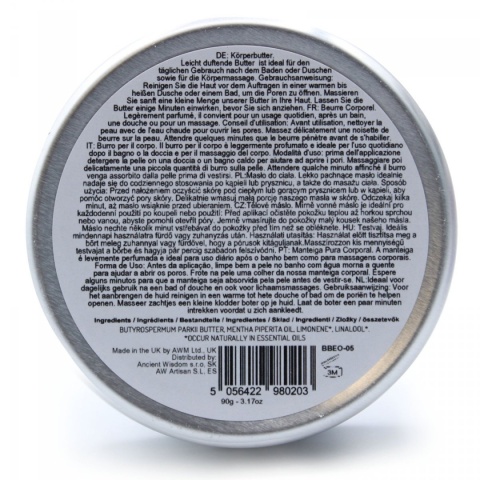 Drzewo Sandałowe Aromaterapeutyczne Masło Shea do Ciała, 90 g