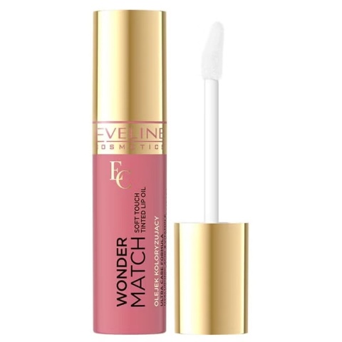 EVELINE Wonder Match Odżywczo Wygładzający Olejek do ust nr 03 Strawberry Ice Cream