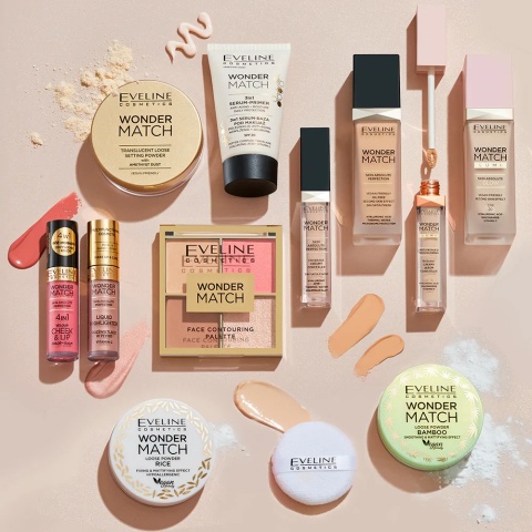 Eveline Wonder Match Puder sypki utrwalający z ametystowym pyłem 6g