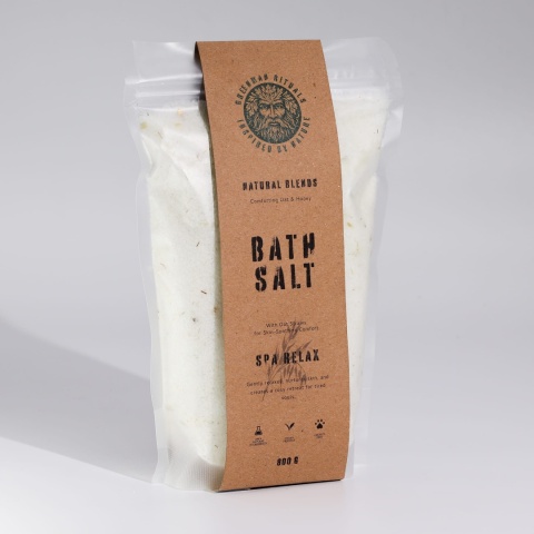 Greenman Rituals Sól do Kąpieli Epsom Owies i Miód, 800 g
