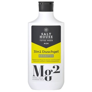 Męski Żel pod prysznic z Minerałami Morza Martwego Men Dead Sea Sensitive, Salthouse, 250ml