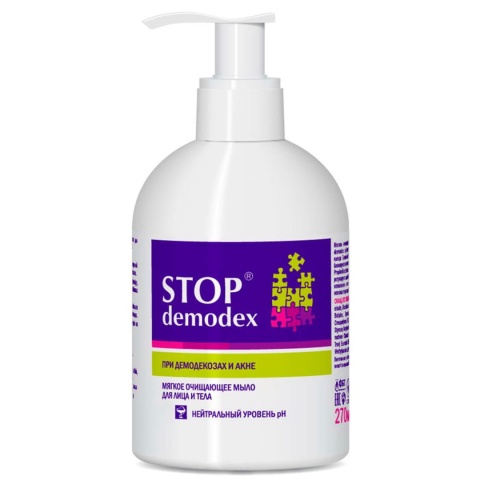 Mydło Stop Demodex, Demodekoza, Nużyca, 270 ml