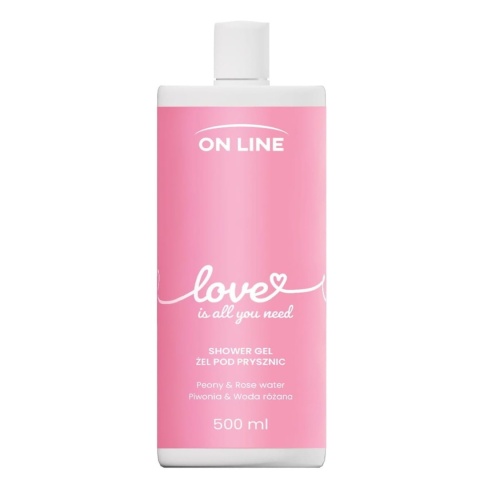 ON LINE Emocje Żel pod prysznic Love - piwonia i woda różana, 500 ml