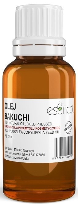 Olej Bakuchi, Nierafinowany, 20 ml