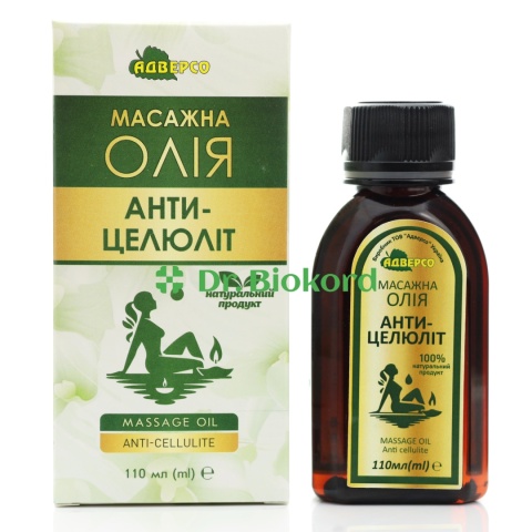 Olej do Masażu Antycellulitowy, 100% Naturalny, 110ml