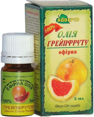 Olejek Grejpfrutowy, 100% naturalny, Adverso, 5ml