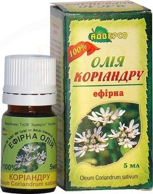 Olejek Kolendrowy, 100% Naturalny, Adverso, 5ml