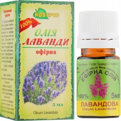 Olejek Lawendowy, 100% Naturalny, Adverso, 5ml