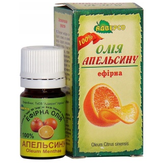 Olejek Pomarańczowy, 100% Naturalny, Adverso, 10 ml