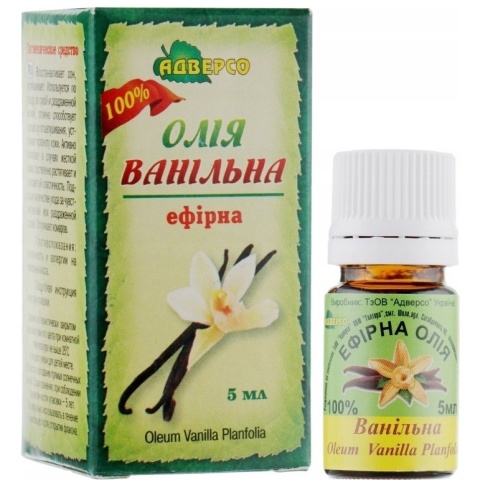Olejek Waniliowy, 100% Naturalny, Adverso, 5 ml
