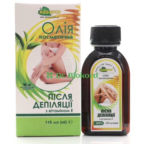 Olejek do Ciała po Depilacji, 100% Naturalny, Adverso, 110 ml