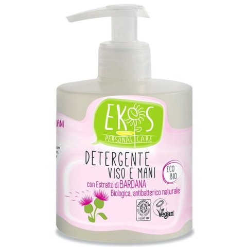 Płyn do Mycia Rąk i Twarzy z Ekstraktem z Organicznego Łopianu, PIERPAOLI EKOS, 350ml