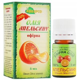 Olejek Pomarańczowy, 100% Naturalny, Adverso, 5 ml