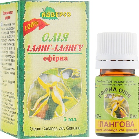 Olejek Ylang-Ylang, 100% Naturalny, Adverso, 5 ml