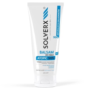 SOLVERX Atopic Skin Balsam do ciała - łagodzący podrażnienia i przeciwzapalny, 200ml