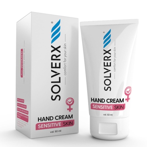 SOLVERX Sensitive Skin Krem do rąk do skóry wrażliwej, 50ml