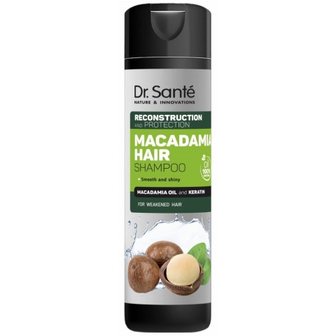 Szampon do włosów Odbudowa i ochrona, Dr.Sante Macadamia, 250 ml