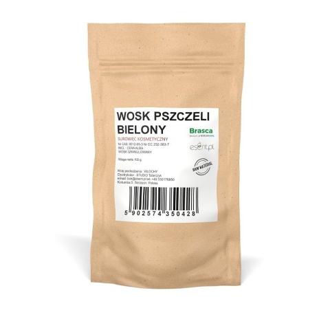 Wosk Pszczeli Bielony w Granulkach BRASCA, 100g