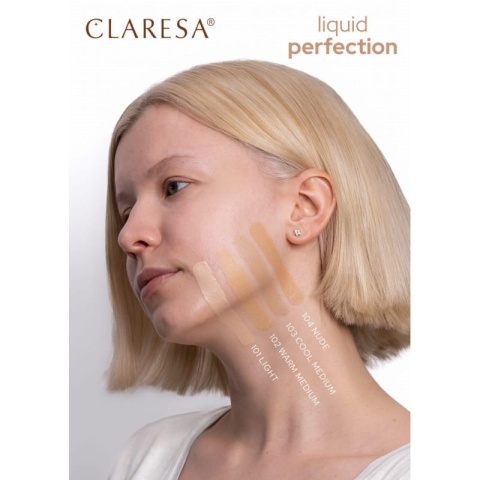 Claresa Liquid Perfection Korektor Podkład 2w1 - 101 LIGHT