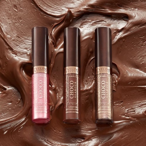 EVELINE Choco Glamour Cień do powiek w płynie nr 05 - matowy