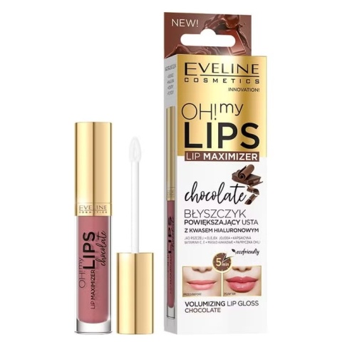 Eveline Oh!My Lips Maximizer Błyszczyk powiększający usta Chocolate
