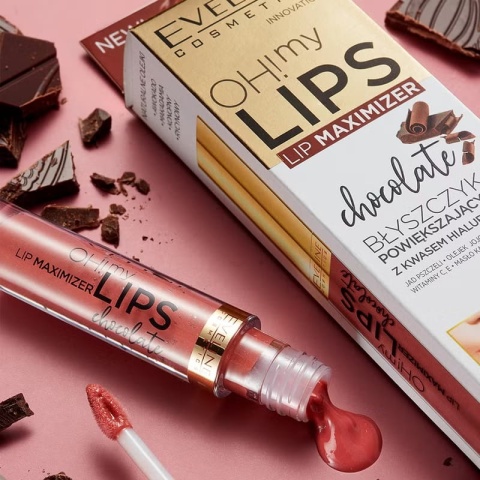 Eveline Oh!My Lips Maximizer Błyszczyk powiększający usta Chocolate
