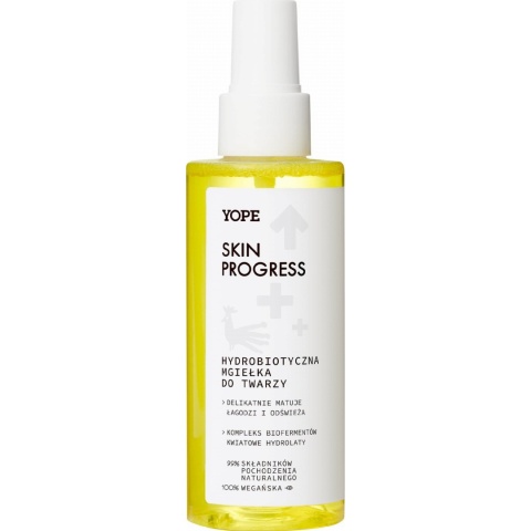 Hydrobiotyczna Mgiełka do twarzy Skin Progress, YOPE, 150ml