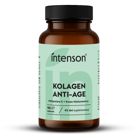 Kolagen Tabletki + Hialuron + Witamina C Anti-age, Intenson, 45g