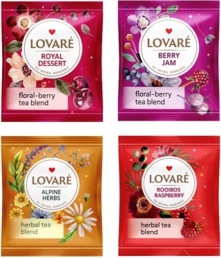 LOVARE Herbata Kwiatowa Assorted, 4 rodzaje po 8 sztuk