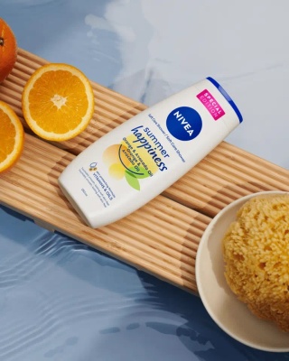 NIVEA Care Shower Żel pod prysznic Summer Happiness Orange & Avocado - edycja limitowana 250 ml