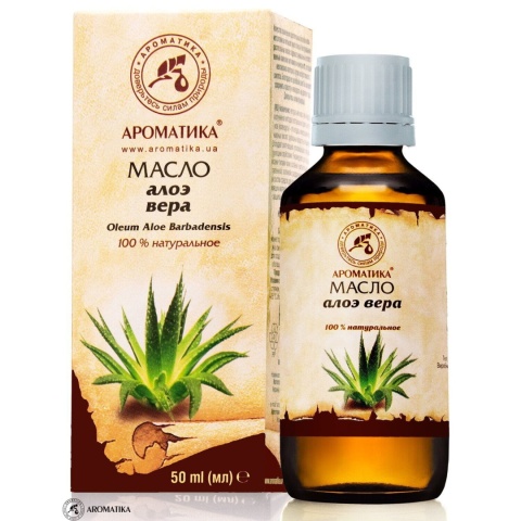 Olej Aloesowy, 100% Naturalny, Aromatika, 50ml