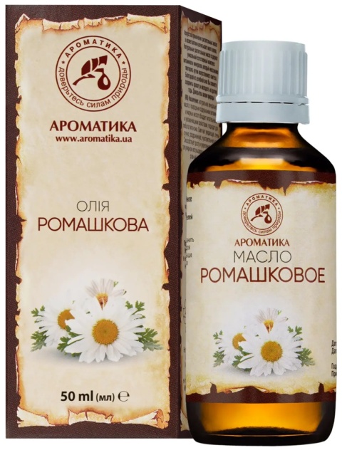Olej Rumiankowy (Rumianek), 100% Naturalny, Aromatika, 50ml
