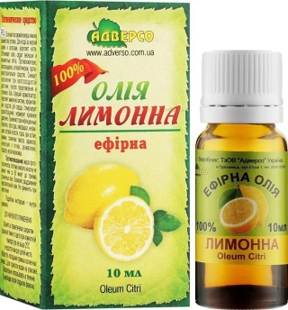 Olejek Cytrynowy, 100% Naturalny, Adverso, 10ml