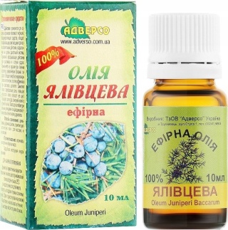 Olejek Jałowcowy (Jałowiec), 100% Naturalny, Adverso, 10ml