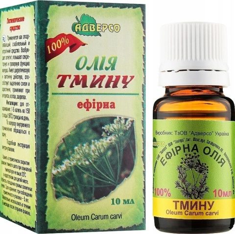 Olejek Kminkowy (Kminek), 100% Naturalny, Adverso, 10ml