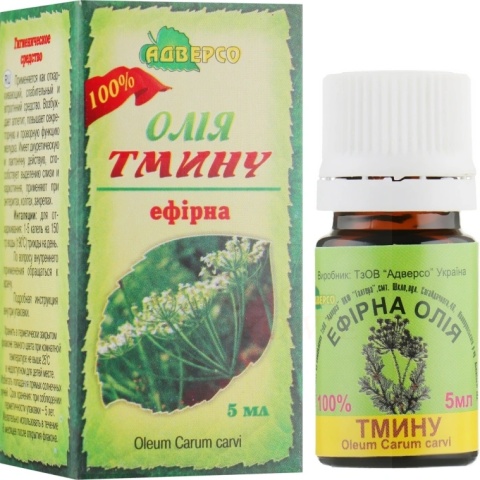Olejek Kminkowy (Kminek), 100% Naturalny, Adverso, 5ml