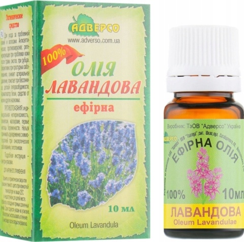 Olejek Lawendowy, 100% Naturalny, Adverso, 10ml