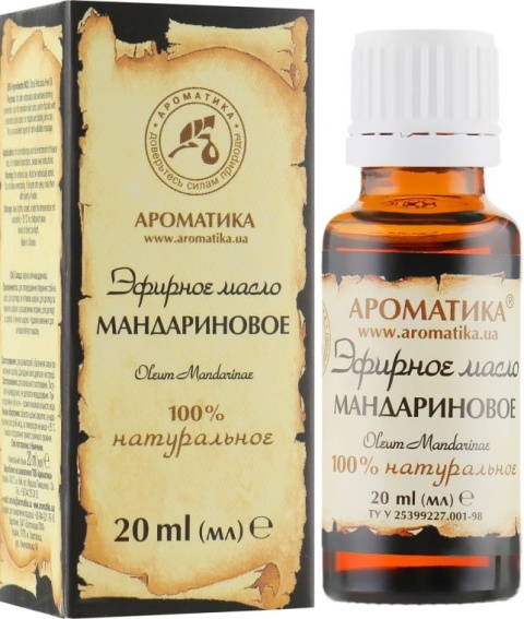 Olejek Mandarynkowy, Aromatika, 100% Naturalny, 20ml