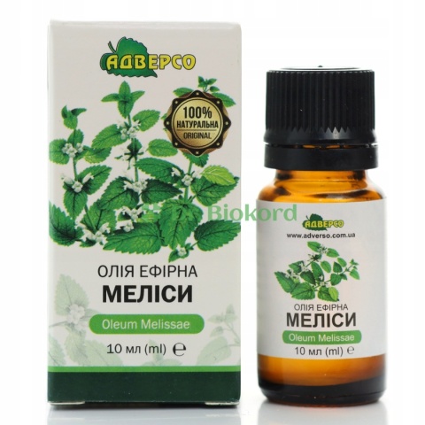 Olejek Melisowy, 100% Naturalny, Adverso, 10ml