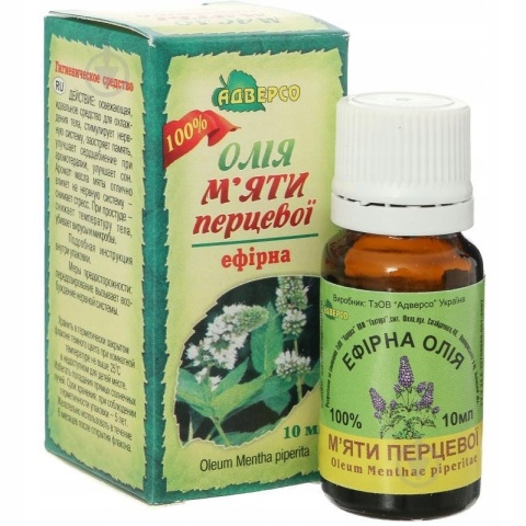 Olejek Miętowy, 100 % Naturalny, Adverso, 10ml